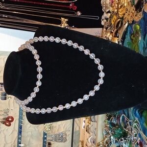 Vintage High Quality Rose Quartz Beaded Necklace